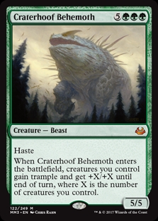 Craterhoof Behemoth Modern Masters 2017